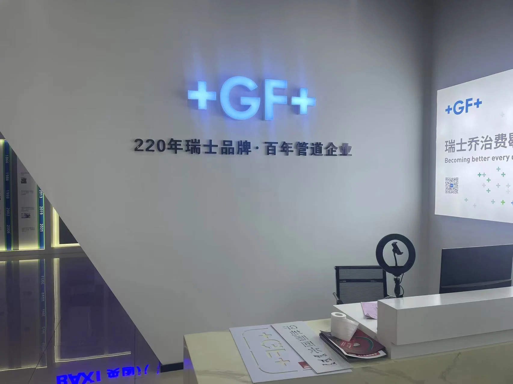 接待与品牌展示